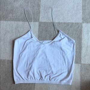 Free People Intimately White Spaghetti Strap Top